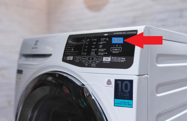 Máy giặt electrolux lỗi e10