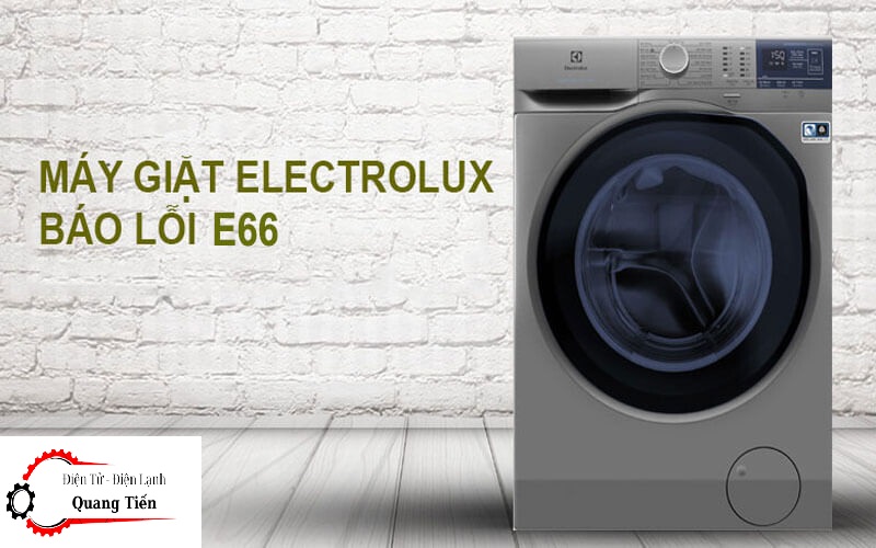 Máy giặt Electrolux báo lỗi E66