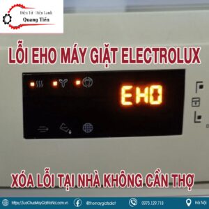 Máy giặt Electrolux báo lỗi eho