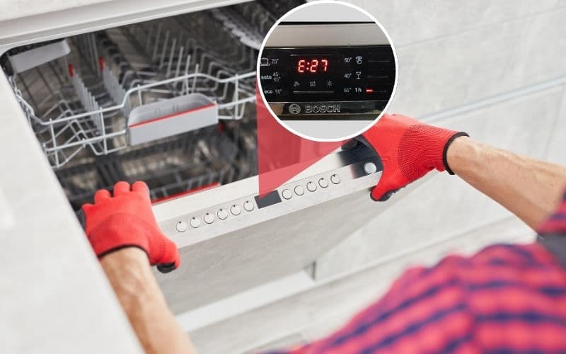 Cách xóa lỗi E27 máy rửa bát