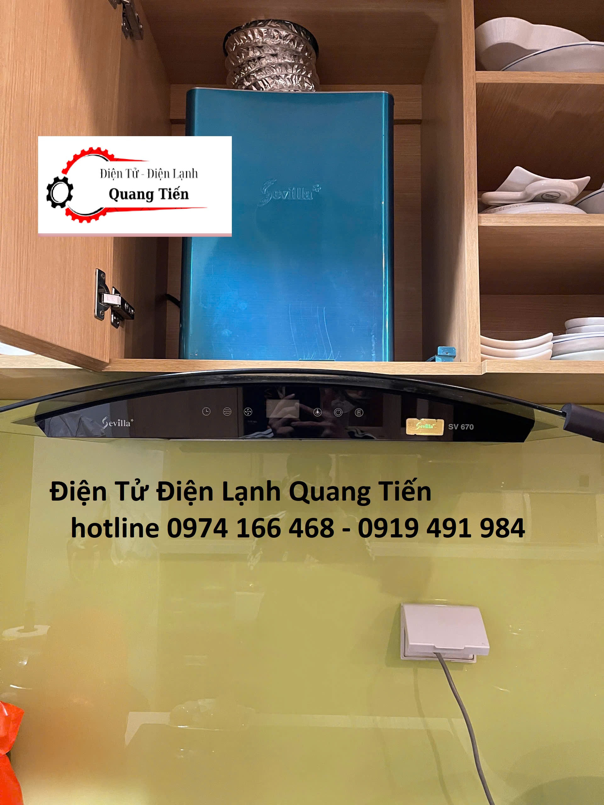 SỬa máy hút mùi bếp tại nhà Đan Phượng