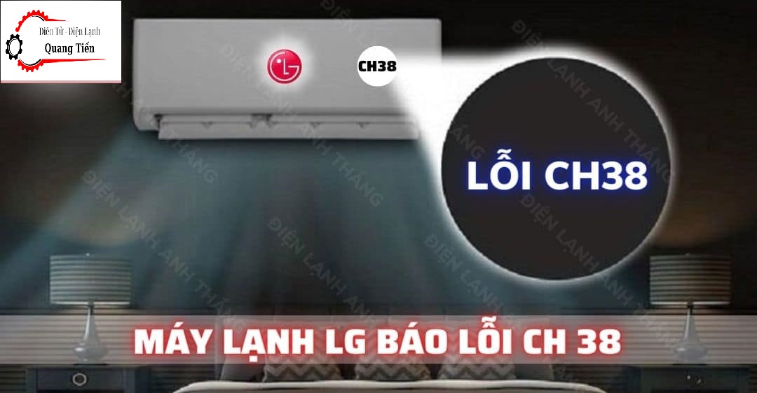 Điều hòa LG lỗi Ch38