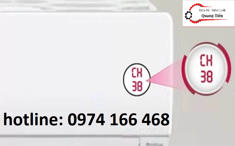 Lỗi Ch38 điều hòa LG