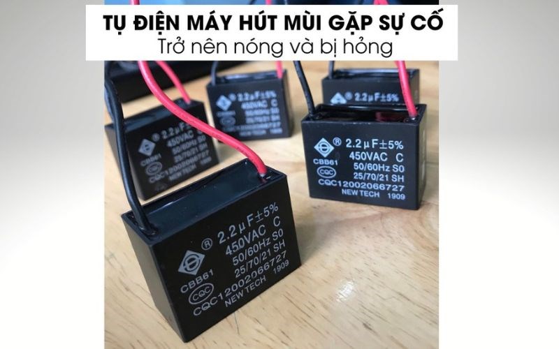 Tụ điện máy hút mùi