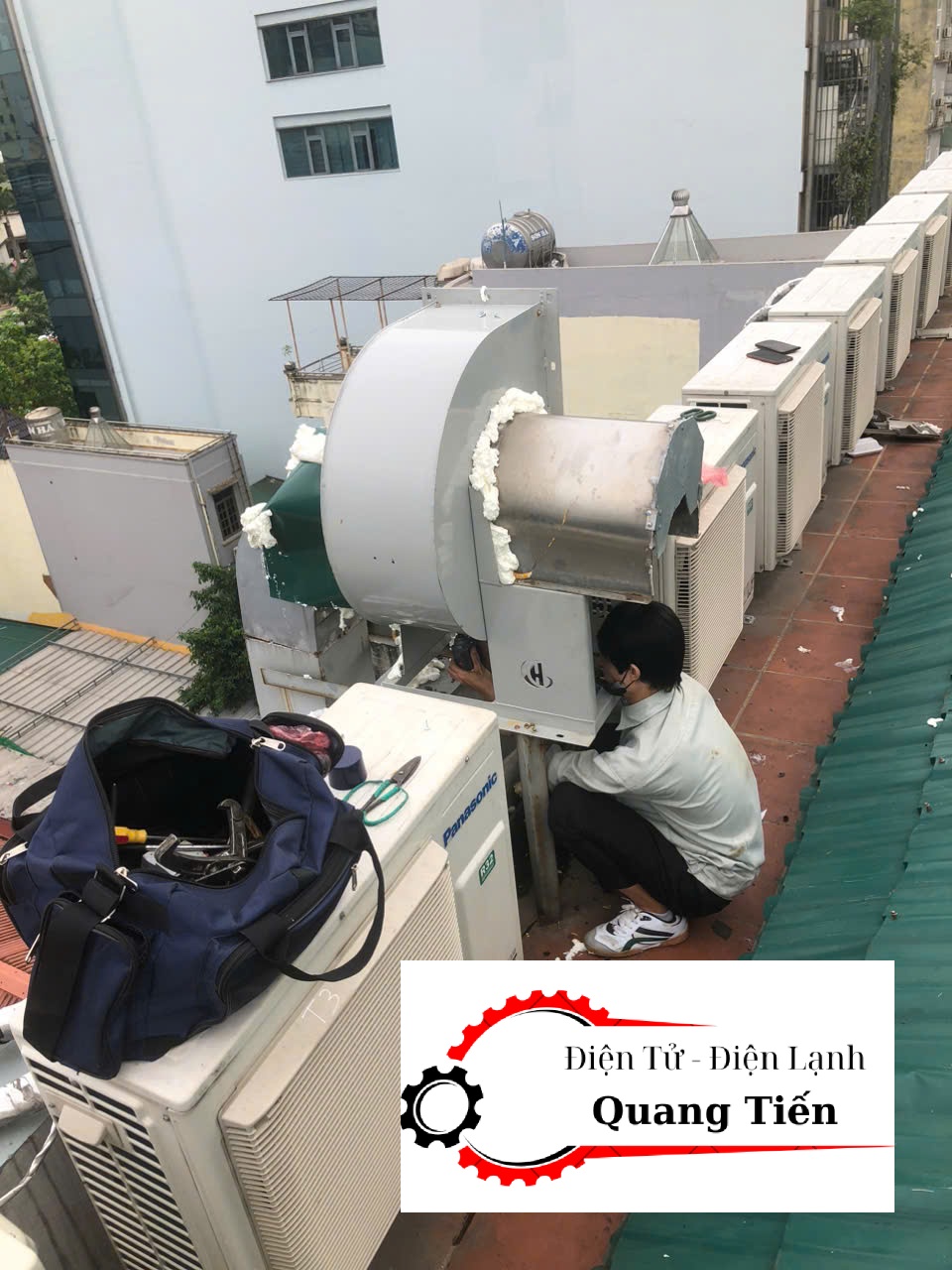 Lắp đặt setup máy hút mùi nhà hàng