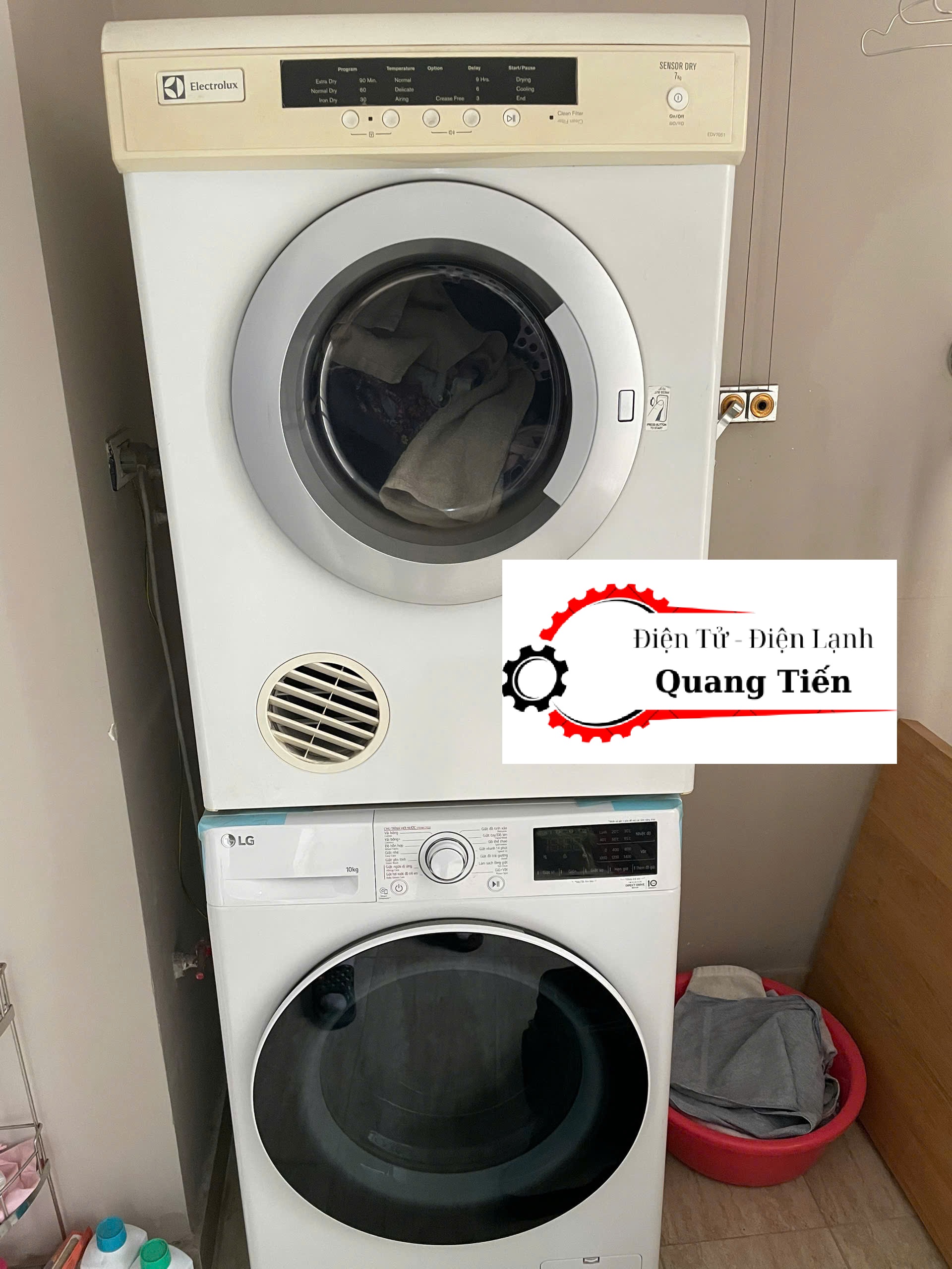 Sửa máy giặt LG
