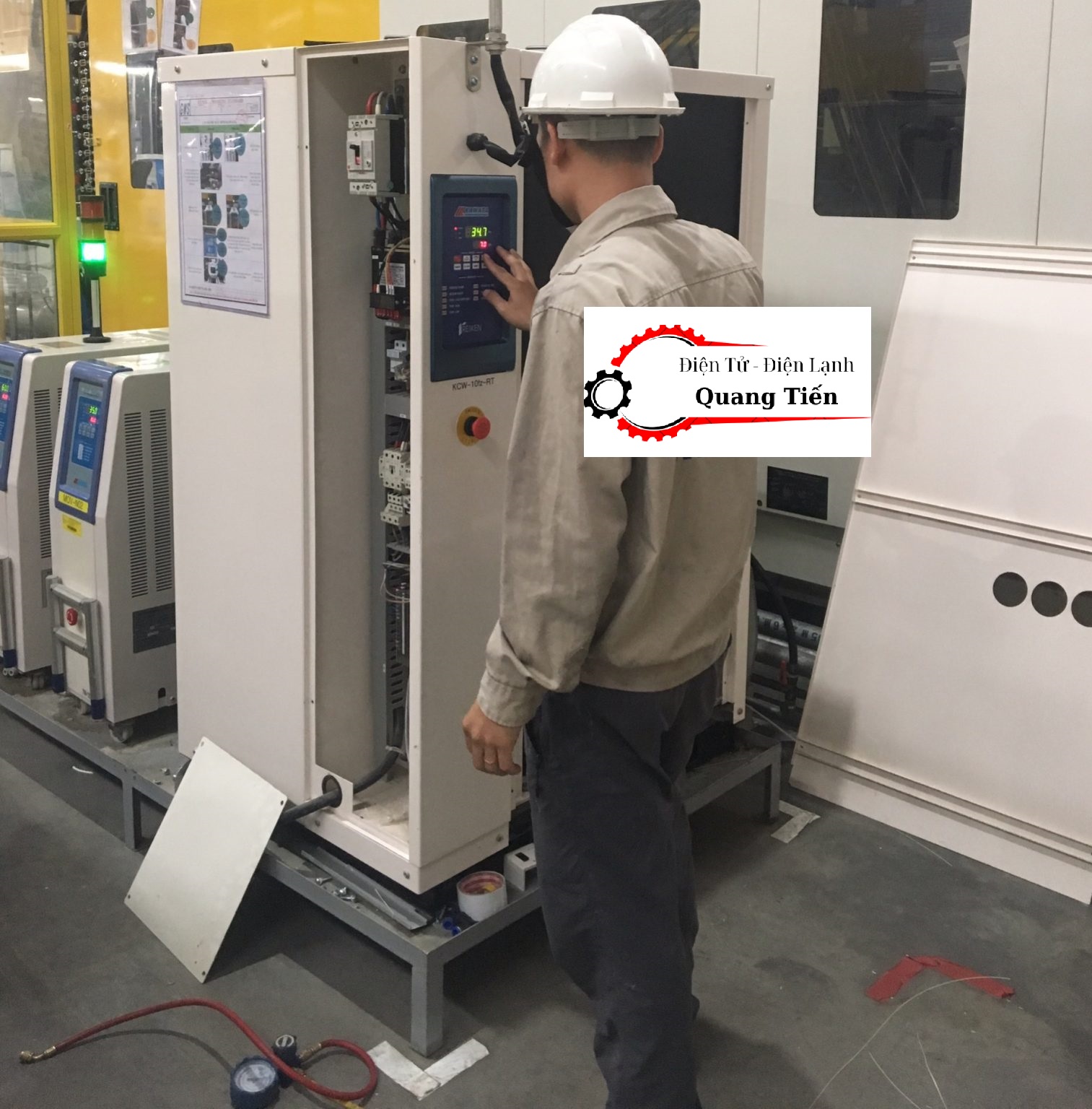 Sửa máy làm lạnh Chiller